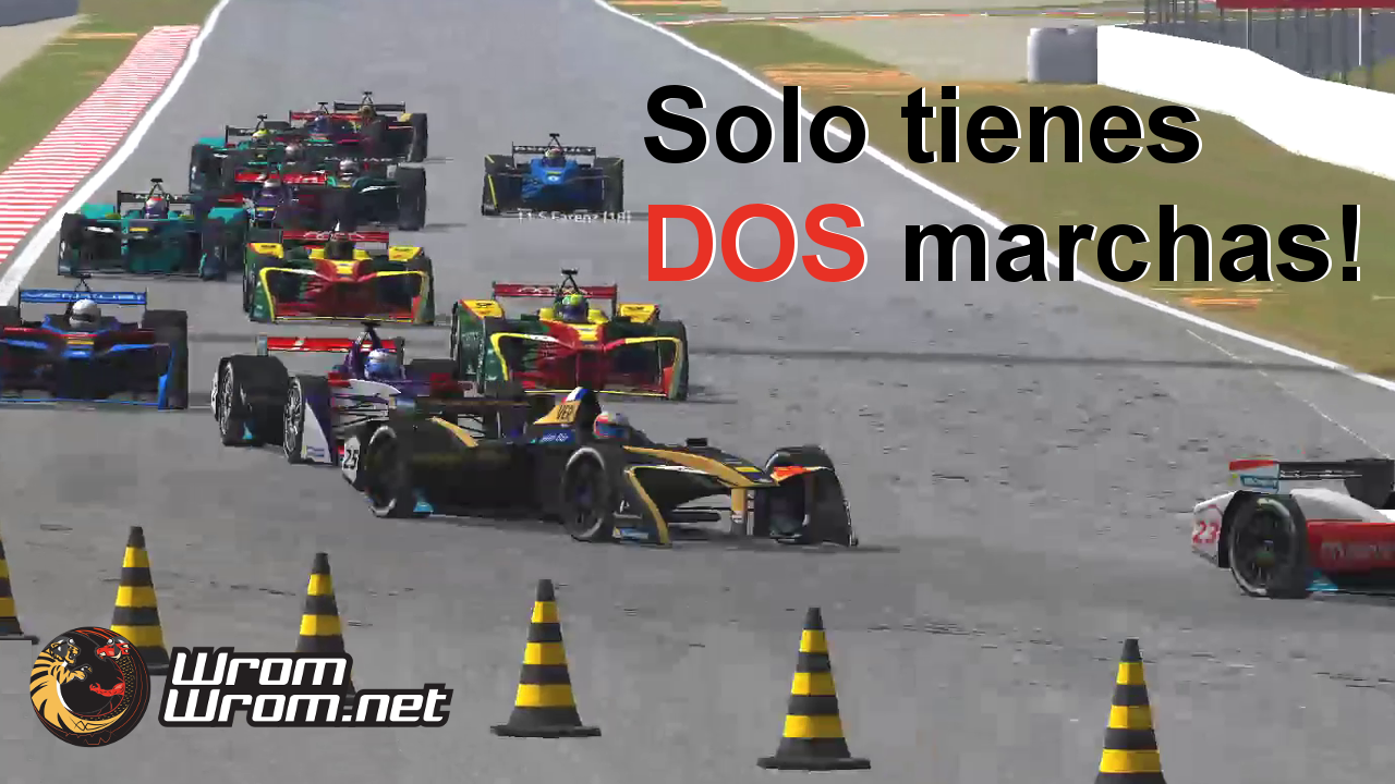 Video:  Solo tienes DOS marchas! Formula E @ Circuit de Catalunya