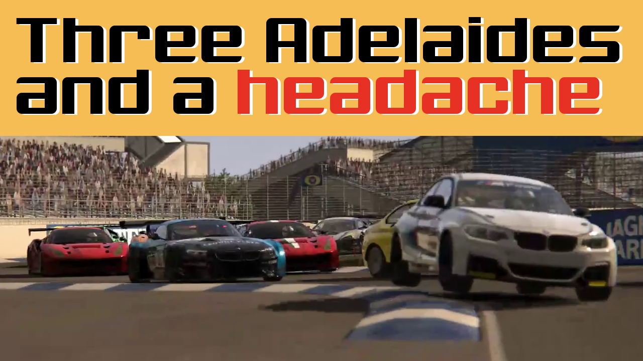 Video: Adelaide mods for Assetto Corsa Download for free “Three Adelaides and a headache”