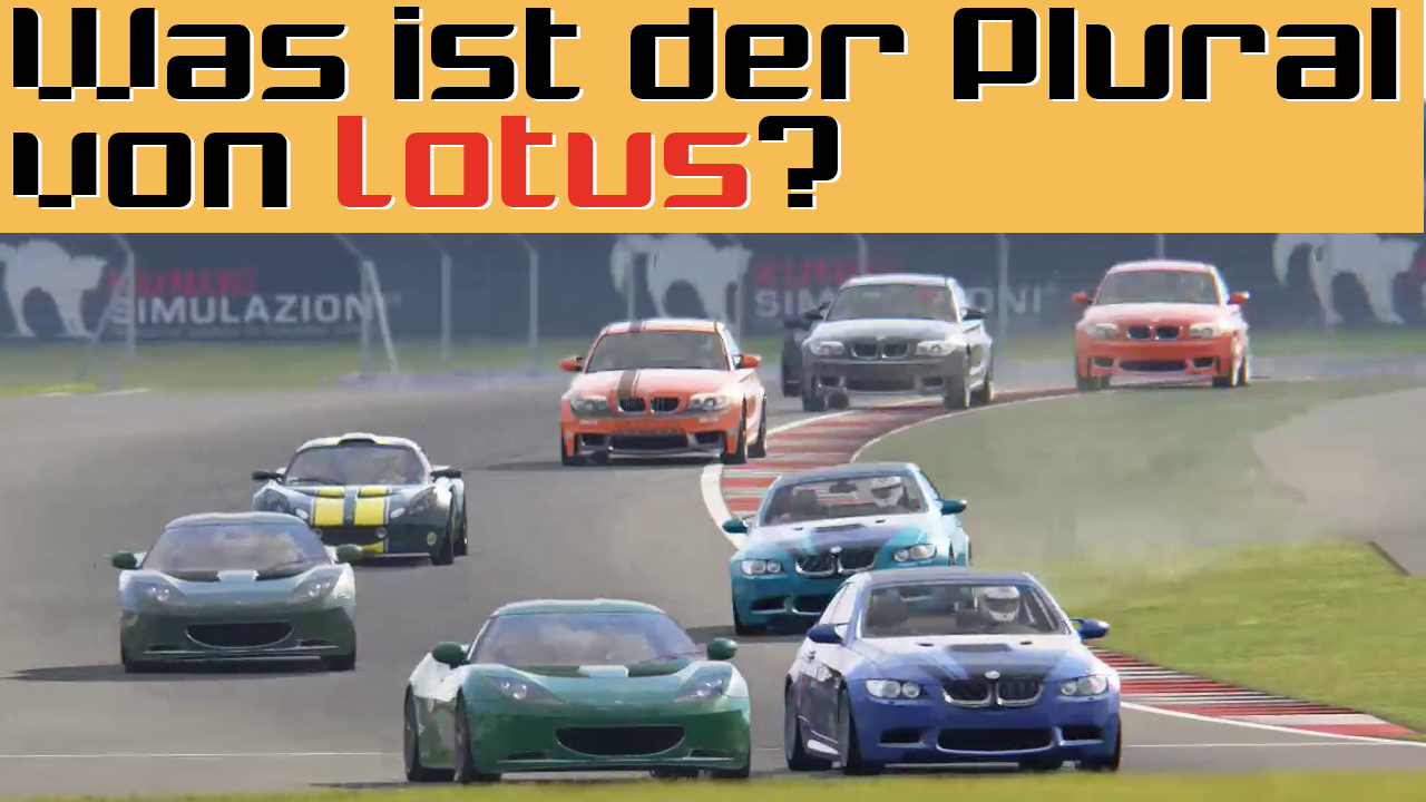 Der Plural von Lotus?