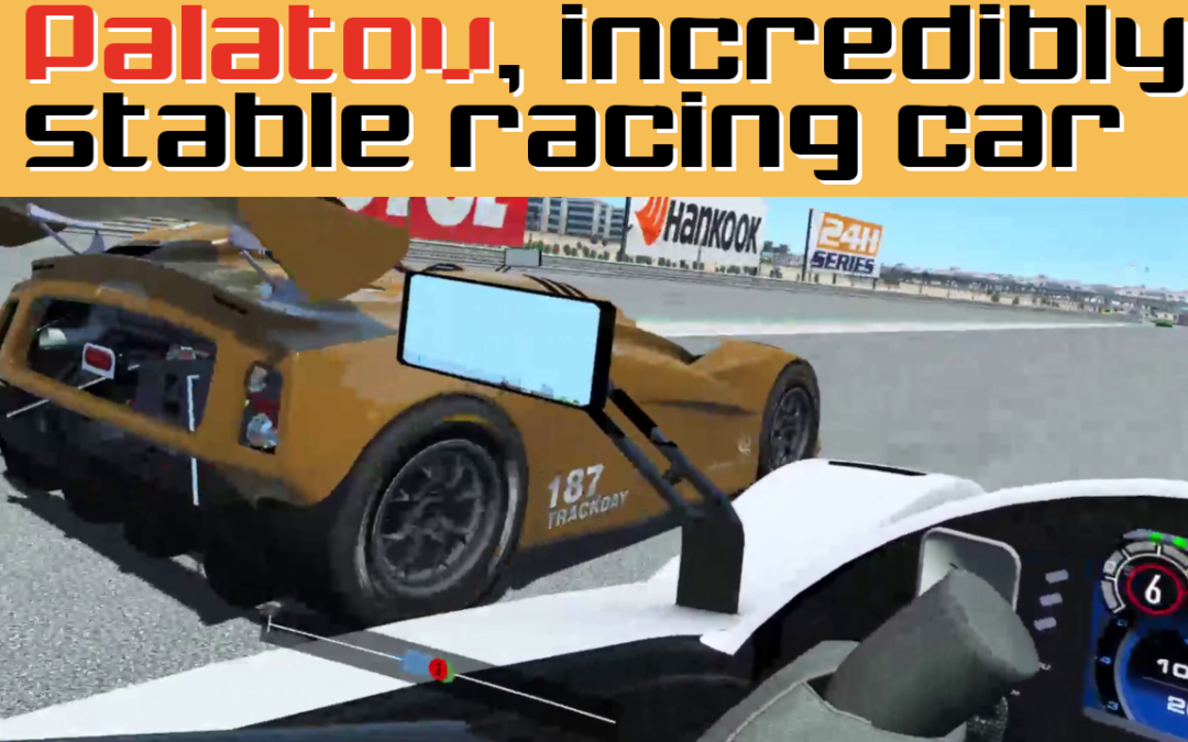 Video: Palatov D4, an incredibly stable racing car for beginners (rFactor 2 mod test) + Bonus blooper