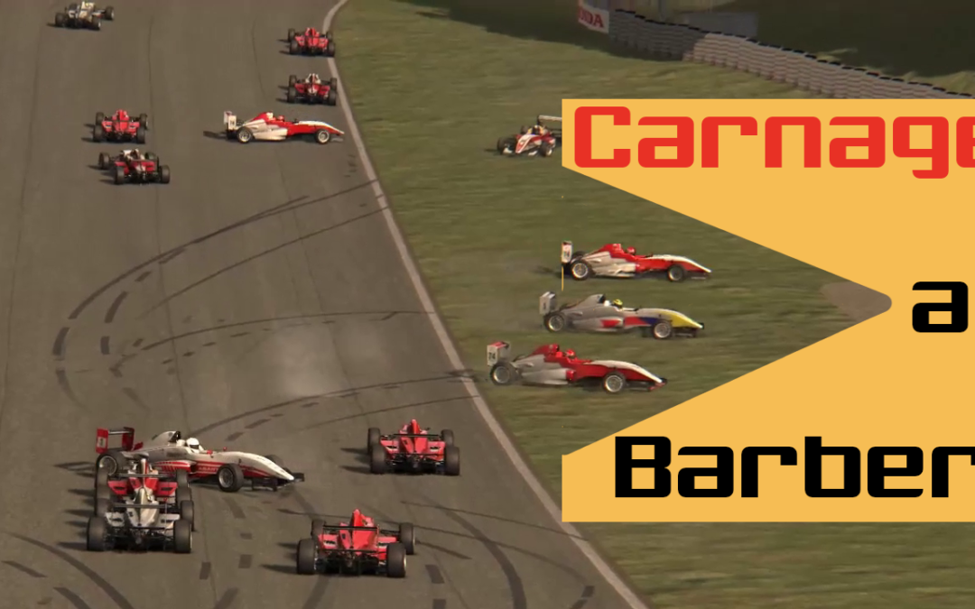 Video: Barber Motorsports Park mod for Assetto Corsa review – free download – “Carnage at Barber!” +Blooper