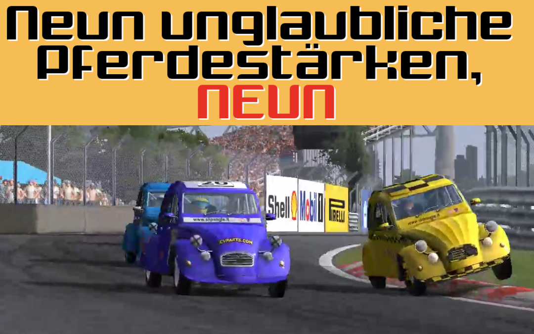 Video: Racing Citroën 2CV “Ente” Mod für Automobilista Test, kostenloser Download “Neun unglaubliche Pferdestärken, NEUN”